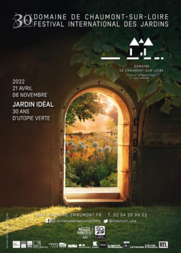 Affiche Jardin Ideal Festival International des Jardins 2022 Chaumont-sur-Loire